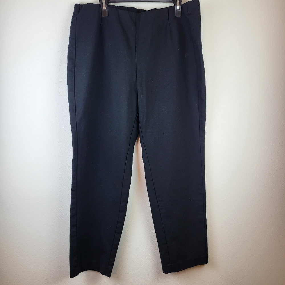 J. Jill Ponte Slim Leg Pull On Pants Size XL EUC